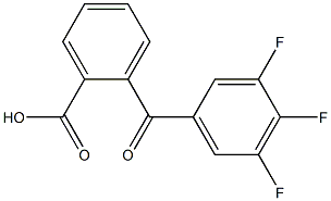 2-(3,4,5-TRIFLUOROBENZOYL)BENZOIC ACID Struktur