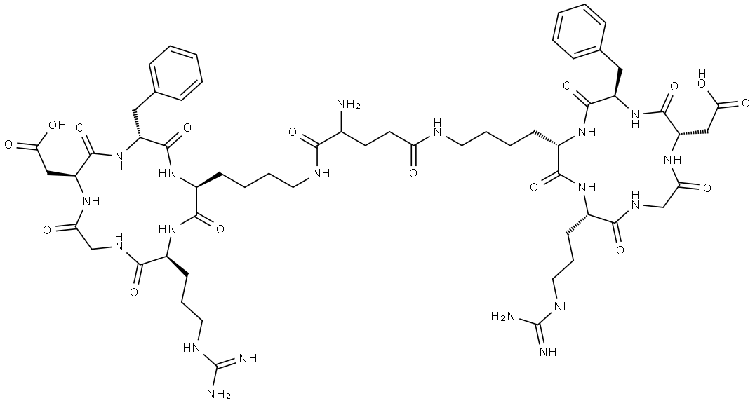 E-[C(RGDFK)2] Struktur