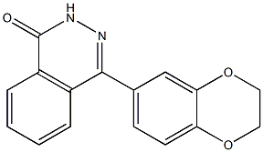 4-(2,3-DIHYDROBENZO[B][1,4]DIOXIN-7-YL)PHTHALAZIN-1(2H)-ONE Struktur