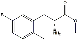 METHYL (2R)-2-AMINO-3-(5-FLUORO-2-METHYLPHENYL)PROPANOATE Struktur