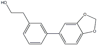 3-[3,4-(METHYLENEDIOXY)PHENYL]PHENETHYL ALCOHOL Struktur