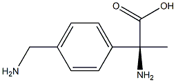 (2S)-2-AMINO-2-[4-(AMINOMETHYL)PHENYL]PROPANOIC ACID Struktur