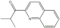 2-METHYL-1-QUINOLIN-2-YL-PROPAN-1-ONE Struktur