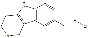 8-METHYL-2,3,4,5-TETRAHYDRO-1H-PYRIDO[4,3-B]INDOLE HYDROCHLORIDE Struktur