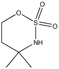 4,4-DIMETHYL-[1,2,3]OXATHIAZINANE 2,2-DIOXIDE Struktur