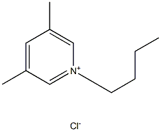 N-BUTYL-3,5-DIMETHYLPYRIDINIUM CHLORIDE Struktur