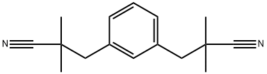 ALPHA,ALPHA,ALPHA'ALPHA'-TETRAMETHYL-1,3-BENZENEDIPROPIONITRILE Struktur