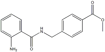 METHYL 4-([(2-AMINOBENZOYL)AMINO]METHYL)BENZOATE Struktur