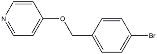 4-BROMOBENZYL-(4-PYRIDYL)ETHER Struktur