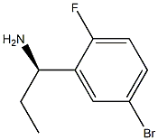 (1R)-1-(5-BROMO-2-FLUOROPHENYL)PROPYLAMINE Struktur