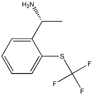 (1R)-1-[2-(TRIFLUOROMETHYLTHIO)PHENYL]ETHYLAMINE Struktur