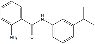 2-AMINO-N-(3-ISOPROPYLPHENYL)BENZAMIDE Struktur