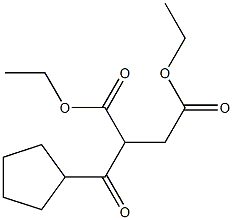 2-CYCLOPENTANECARBONYL-SUCCINIC ACID DIETHYL ESTER Struktur