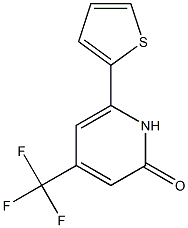 4-(TRIFLUOROMETHYL)-6-(THIOPHEN-2-YL)PYRIDIN-2(1H)-ONE Struktur