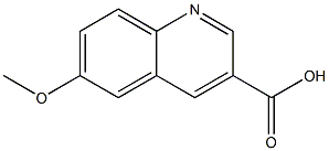 6-METHOXYQUINOLINE-3-CARBOXYLIC ACID Struktur