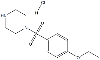 1-[(4-ETHOXYPHENYL)SULFONYL]PIPERAZINE HYDROCHLORIDE Struktur