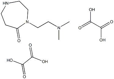 4-(2-DIMETHYLAMINO-ETHYL)-[1,4]DIAZEPAN-5-ONE DIOXALATE Struktur