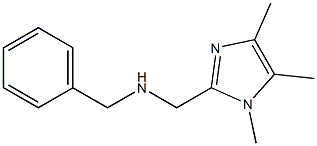 BENZYL-(1,4,5-TRIMETHYL-1H-IMIDAZOL-2-YLMETHYL)-AMINE Struktur