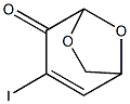 3-IODO-6,8-DIOXABICYCLO[3.2.1]OCT-2-EN-4-ONE Struktur