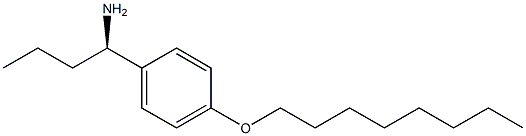 (1R)-1-(4-OCTYLOXYPHENYL)BUTYLAMINE Struktur