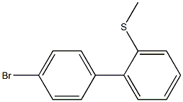 4-BROMO-2'-METHYLTHIOBIPHENYL Struktur