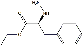 (S)-2-HYDRAZINO-3-PHENYL-PROPIONIC ACID ETHYL ESTER Struktur