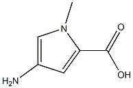 4-AMINO-1-METHYL-1H-PYRROLE-2-CARBOXYLIC ACID Struktur