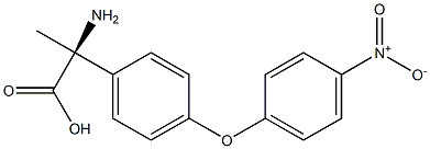 (2S)-2-AMINO-2-[4-(4-NITROPHENOXY)PHENYL]PROPANOIC ACID Struktur