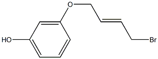 3-(4-BROMO-BUT-2-ENYLOXY)-PHENOL Struktur