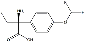 (2S)-2-AMINO-2-[4-(DIFLUOROMETHOXY)PHENYL]BUTANOIC ACID Struktur