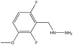 2,6-DIFLUORO-3-METHOXY-BENZYL-HYDRAZINE Struktur