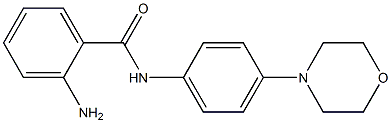 2-AMINO-N-(4-MORPHOLIN-4-YLPHENYL)BENZAMIDE Struktur