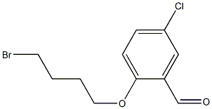 2-(4-BROMO-BUTOXY)-5-CHLORO-BENZALDEHYDE Struktur