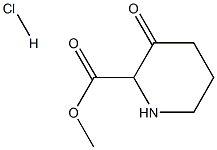 3-OXO-PIPERIDINE-2-CARBOXYLIC ACID METHYL ESTER HYDROCHLORIDE Struktur