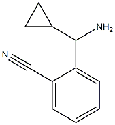 2-((1R)AMINOCYCLOPROPYLMETHYL)BENZENECARBONITRILE Struktur