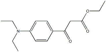 ETHYL (4-DIETHYLAMINOBENZOYL)ACETATE Struktur