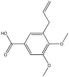 3-ALLYL-4,5-DIMETHOXYBENZOIC ACID Struktur