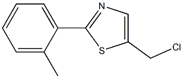 5-CHLOROMETHYL-2-O-TOLYL-THIAZOLE Struktur