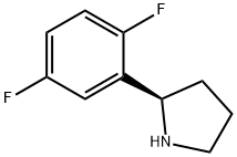 (2R)-2-(2,5-DIFLUOROPHENYL)PYRROLIDINE Struktur