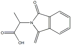 2-(1-METHYLENE-3-OXO-1,3-DIHYDRO-2H-ISOINDOL-2-YL)PROPANOIC ACID Struktur