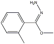 METHYL 2-METHYLPHENYLMETHANEHYDRAZONATE Struktur