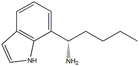 (1S)-1-INDOL-7-YLPENTYLAMINE Struktur