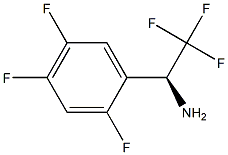 (1S)-2,2,2-TRIFLUORO-1-(2,4,5-TRIFLUOROPHENYL)ETHYLAMINE Struktur