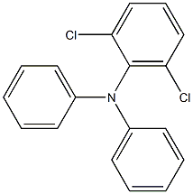 N-2,6-DICHLOROPHENYLPHENYLANILINE Struktur