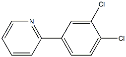 2-(3,4-DICHLOROPHENYL)PYRIDINE Struktur