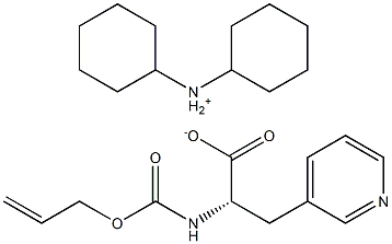 ALOC-ALA(3-PYRI)-OH DCHA Struktur