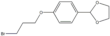 2-[4-(3-BROMO-PROPOXY)-PHENYL]-[1,3]DIOXOLANE Struktur