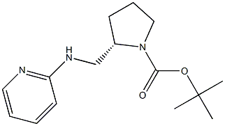 (S)-1-BOC-2-[(PYRIDIN-2-YLAMINO)-METHYL]-PYRROLIDINE Struktur