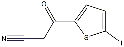 3-(5-IODO-THIOPHEN-2-YL)-3-OXO-PROPIONITRILE Struktur