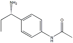 N-[4-((1S)-1-AMINOPROPYL)PHENYL]ACETAMIDE Struktur